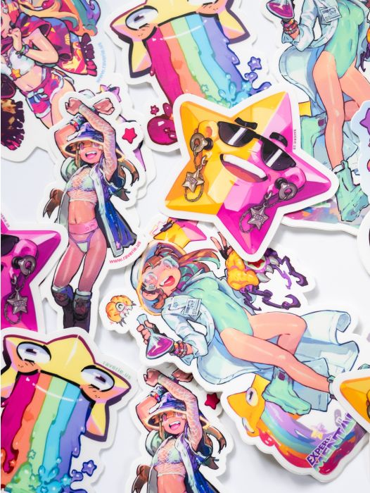 Pins + Stickers